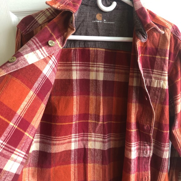 Mens’ Carhartt Hubbard Plaid Slim Shirt - Picture 8 of 8